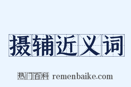 摄辅近义词是什么意思的图片